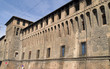 Bologna, city located in Italy. Historic distric view.