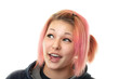 Portrait von Teenager mit Piercing