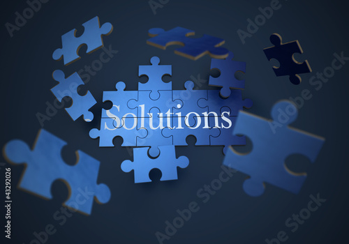 Illustration: Solutions jigsaw puzzle Solutions jigsaw puzzle