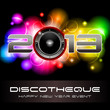 2013 light explosion - New Year*s disco and event flyer template