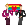 Illustration: Gay Couple Gay Couple