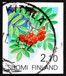 Postage stamp Finland 1991 European Rowan Fruit