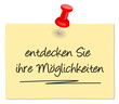 Post-it Möglichkeiten entdecken
