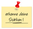 Post-it erkenne deine Stärken