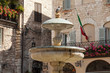 Assisi fountain in the Main Square