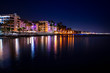 Photo: Beach of the night city Beach of the night city