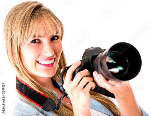 Foto: Professional female photographer Professional female photographer