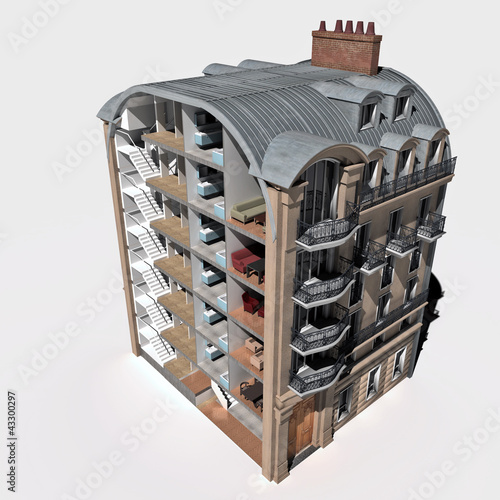 Illustration: Classic building section Classic building section