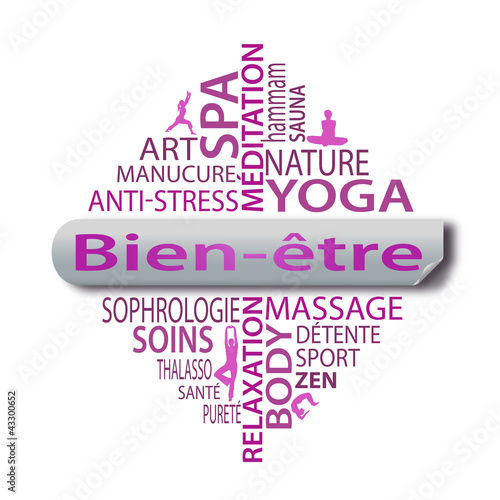 Illustration: nuage de mots ; bien-être 2 nuage de mots ; bien-être 2