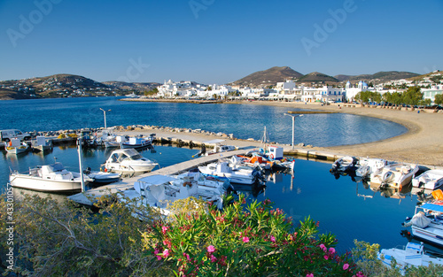 Photo: Port in Parikia on Paros island in Cyclades, Greece Port in Parikia on Paros island in Cyclades, Greece