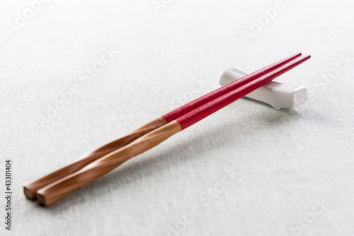 Photo: Wooden chopsticks red Wooden chopsticks red