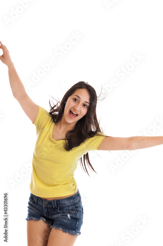 Photo: Teen girl dancing Teen girl dancing