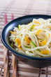 Chinese noodles sauteed with vegetables