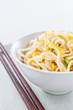 Chinese noodles sauteed with vegetables