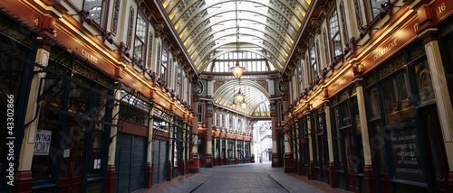 Photo: Leadenhall Market in the City of London Leadenhall Market in the City of London