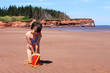 Foto: Little girl at the beach in P.E.I Little girl at the beach in P.E.I
