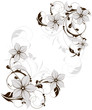Abstract floral background