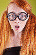 Foto: Big surprise of a nerdy girl Big surprise of a nerdy girl
