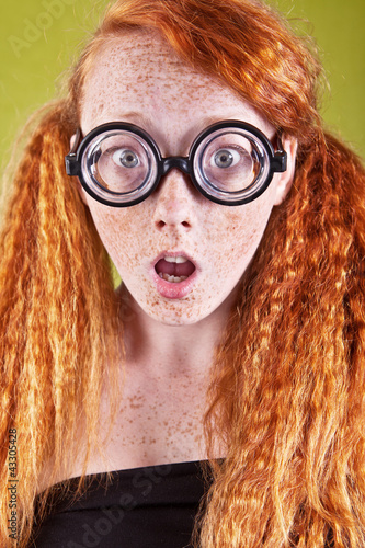 Photo: Big surprise of a nerdy girl Big surprise of a nerdy girl