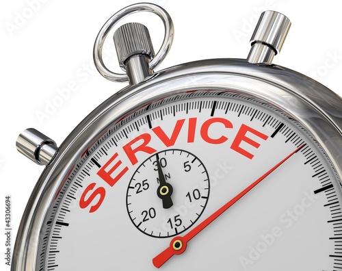 Illustration: Stoppuhr Service Stoppuhr Service