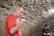 wine rating in an old cellar