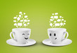 two cups smileys