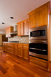 Renovated designer kitchen.