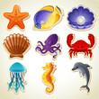 Sea animals icons