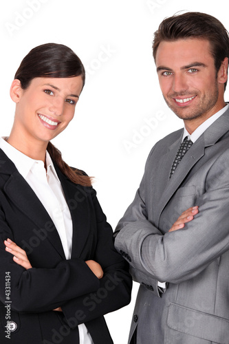 Photo: A team of business professionals A team of business professionals