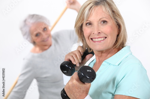 Photo: Women in the gym Women in the gym
