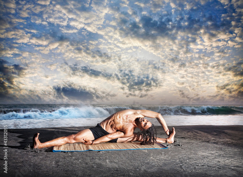 Photo: Yoga on the beach Yoga on the beach