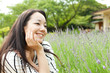 Photo: Beautiful young woman in the park Beautiful young woman in the park