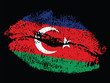 Vektor: Azerbaijan kiss Azerbaijan kiss