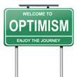 Optimistic concept.