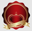 Golden medal/label