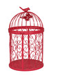 Photo: Red Metal Birdcage Red Metal Birdcage