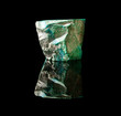 Rough malachite stone