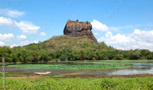 Photo: The Sigiriya (Lion's rock) is an ancient rock fortress and palac The Sigiriya (Lion's rock) is an ancient rock fortress and palac