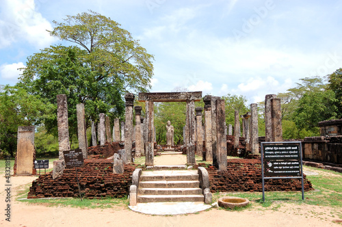 Photo: The Polonnaruwa ruins (ancient Sri Lanka's capital) The Polonnaruwa ruins (ancient Sri Lanka's capital)