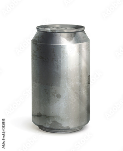Vector: Can, old-style isolated Can, old-style isolated