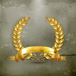 Gold wreath, old-style