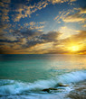 Sea sunset