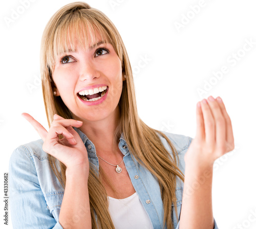 Photo: Woman having an idea Woman having an idea