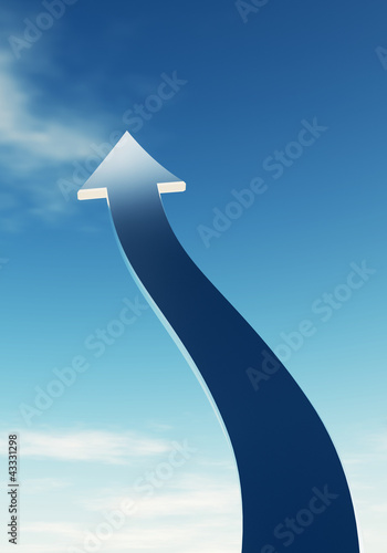 Illustration: Arrow in the sky Arrow in the sky