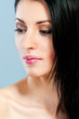 Photo: face with bright fashion make-up face with bright fashion make-up