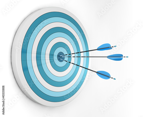 Illustration: Target and arrows Target and arrows