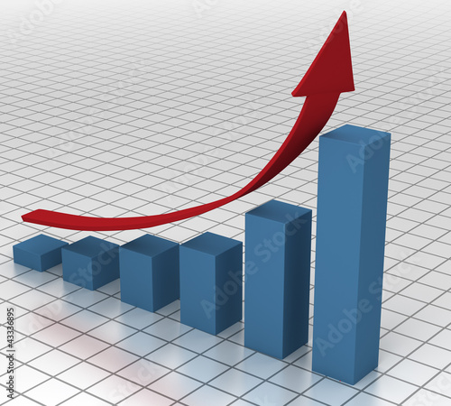 Illustration: Business Growth Chart Business Growth Chart