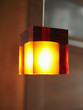 Close up of modern ceiling light