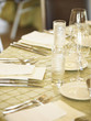 Elegant table placesetting
