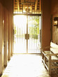 Iron gate into garden
